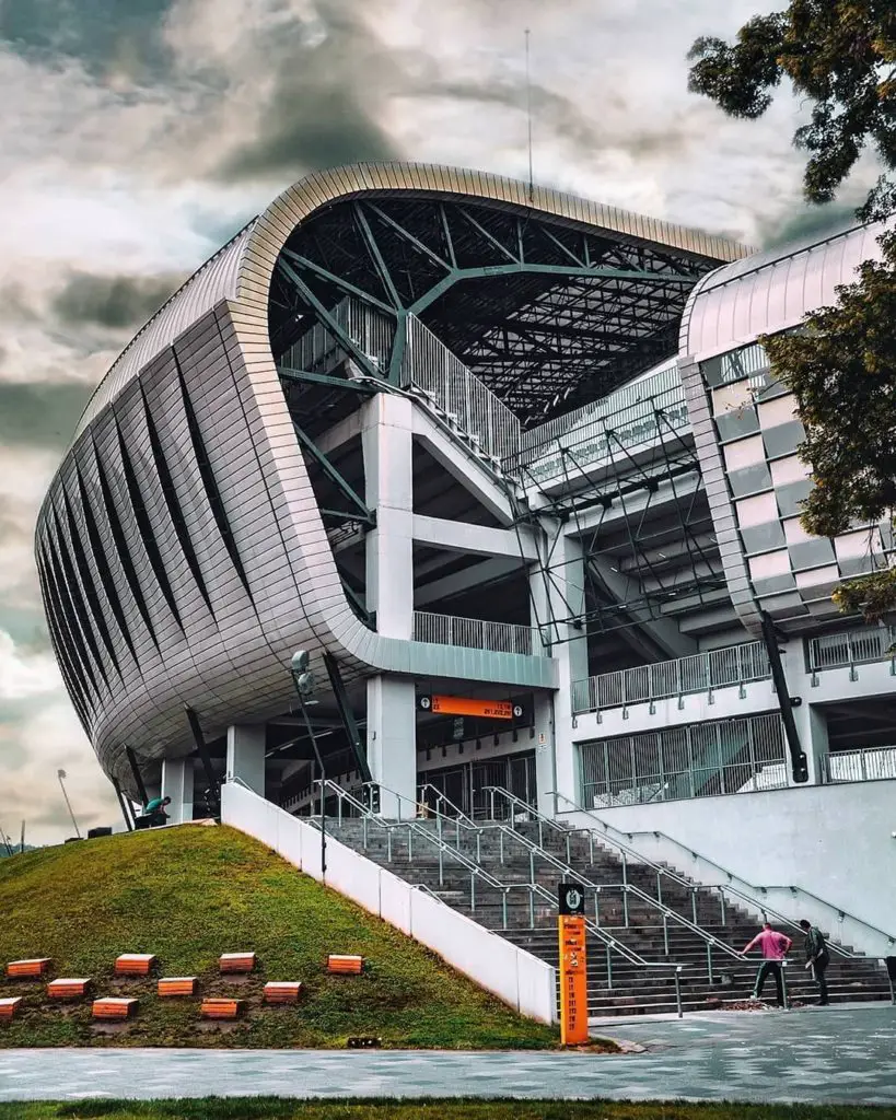 Large stadium (Cluj Arena) in Cluj Napoca, Romania