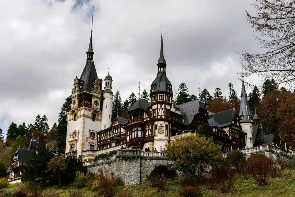 Peles Castle in Transylvania, Romania
