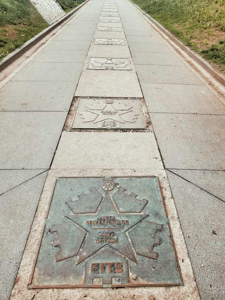 Walk of Fame in Sibiu, Romania