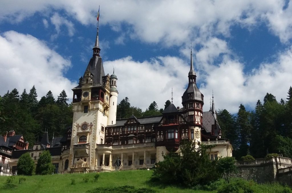Peles Castle in Wallachia, just outside of Transylvania in the Bucegi mountains.