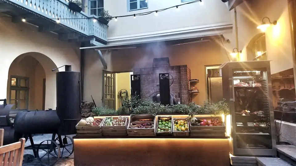 Smoker at Casa Boema, one of the best restaurants in Cluj-Napoca