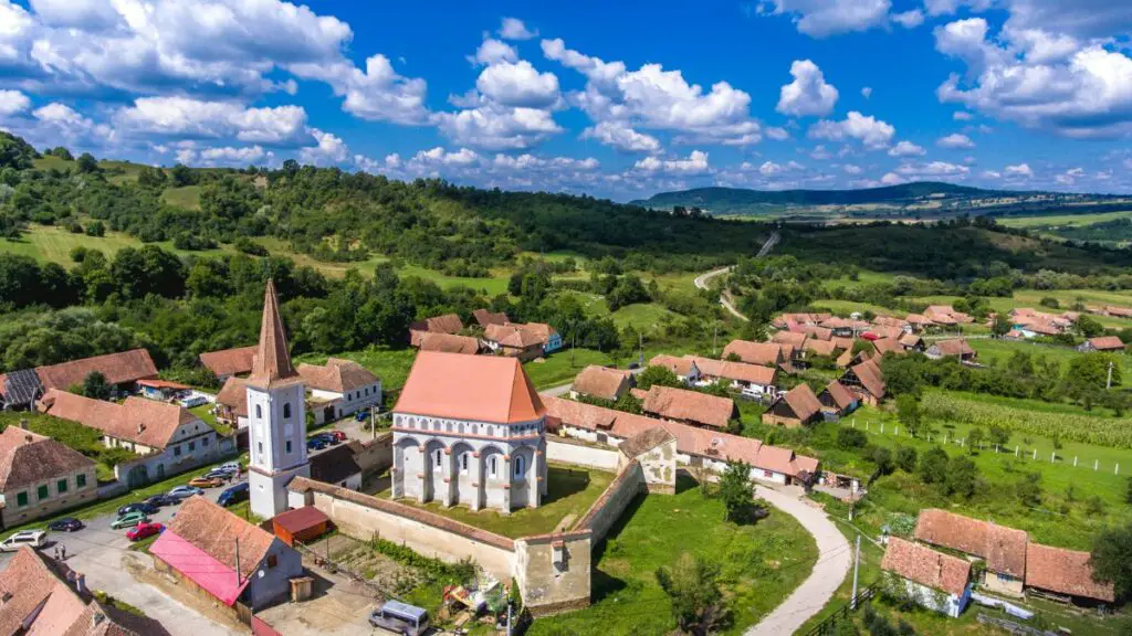 Village of Cloasterf, one of the most beautiful Romanian villages.