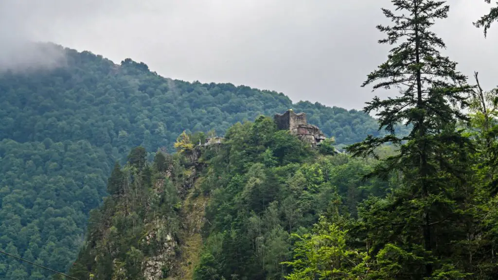 Poenari Fortress, a sight along the Transfagarasan highway