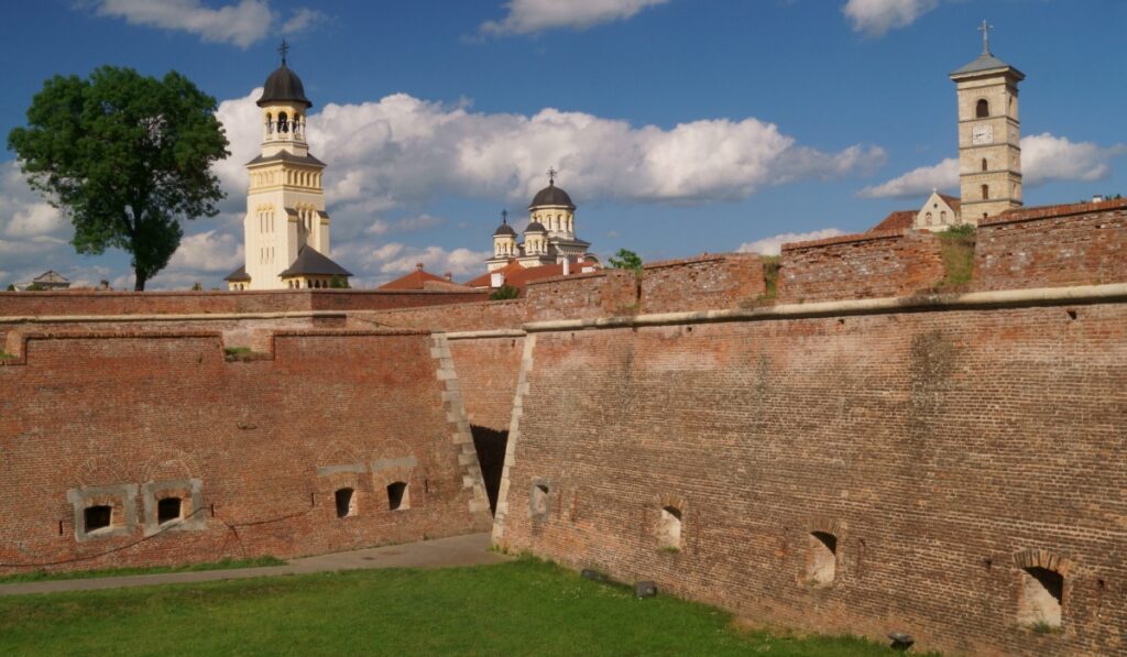 Walls of the Cetatea Alba Iulia