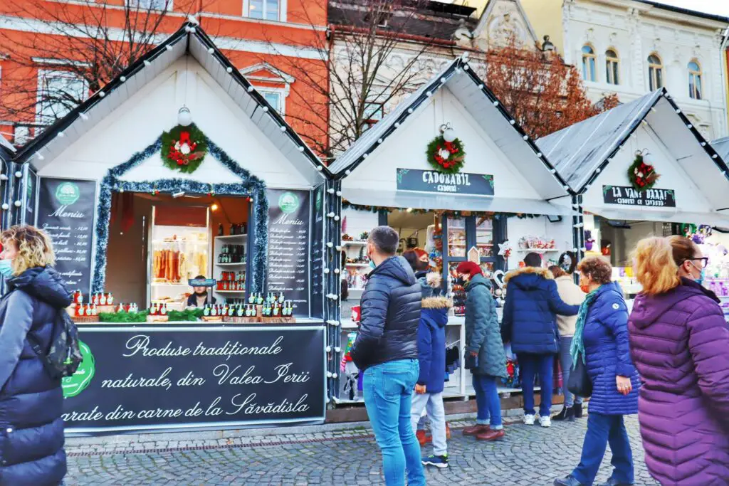 Christmas market in Cluj Napoca.