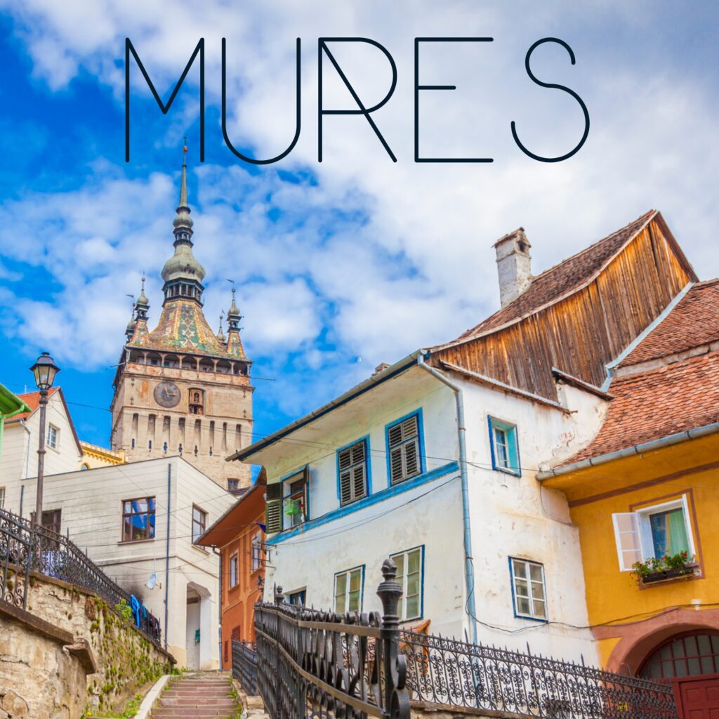 Image of Sighisoara with text 'Mures'