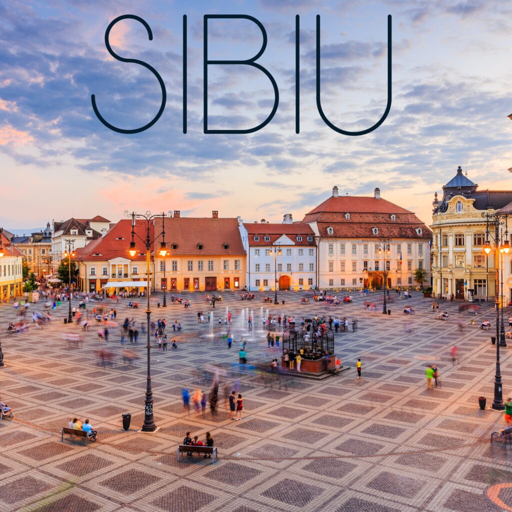 Image of Sibiu with text 'Sibiu'